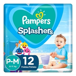 FRD PAMPERS PRAIA E PISCINA P/M C/10UN