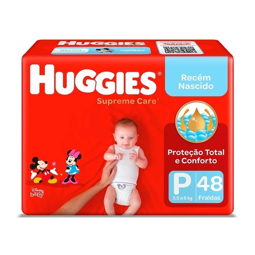 FRD HUGGIES SUPREME CARE ROUPA MEGA P/48