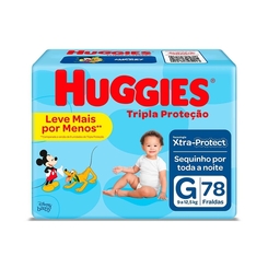 FRD HUGGIES TRIPLA PROTECAO HIPER G/78