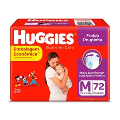 FRD HUGGIES SUP. CARE ROUPA HIPER M/72