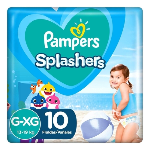 FRD PAMPERS PRAIA E PISCINA G/XG C/10UN