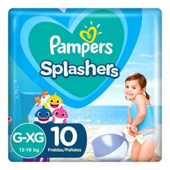 FRD PAMPERS PRAIA E PISCINA G/XG C/10UN