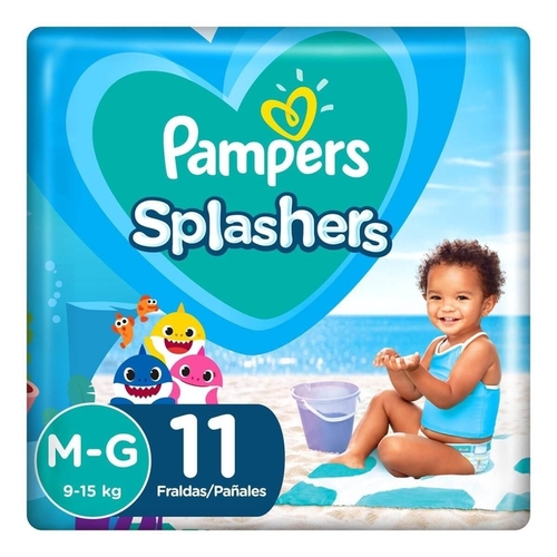FRD PAMPERS PRAIA E PISCINA M/G C/11UN