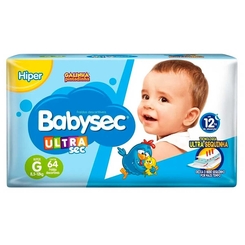 FRALDA BABYSEC ULTRASEC HIPER G/60