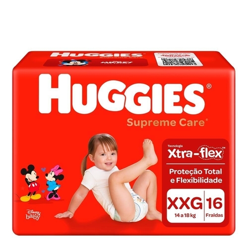 FRD HUGGIES SUPREME CARE JUMBO XXG/16