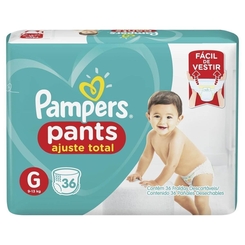 FRD PAMPERS PANTS AJ.TOTAL MEGA G/36