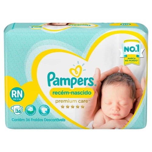 FRD PAMPERS RN 4KG C/36UN