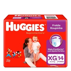 FRD HUGGIES SUP. CARE ROUPA JUMBO XG/14