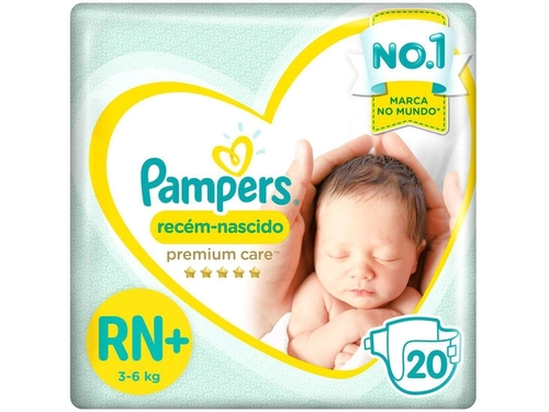 FRD PAMPERS RN+ 6KG C/20UN