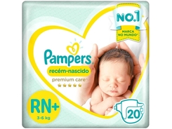 FRD PAMPERS RN+ 6KG C/20UN