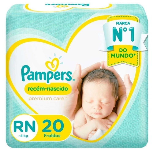 FRD PAMPERS RN 4KG C/20UN