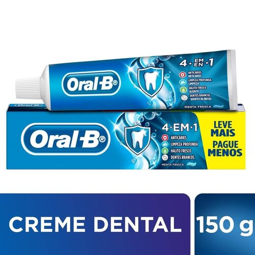 CD ORAL-B 4EM1 150G MENTA FRESCA
