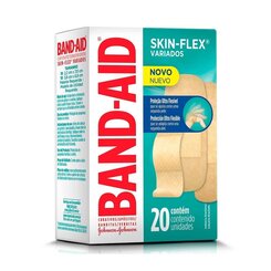 BAND-AID C/20 SKIN FLEX VARIADOS