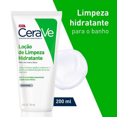 CERAVE LOCAO LIMPEZA HIDRATANTE 200ML
