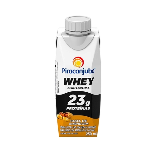 WHEY SHAKE PIRACANJUBA AMENDOIM 250ML