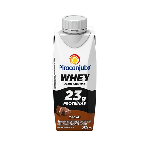 WHEY SHAKE PIRACANJUBA CACAU 250ML