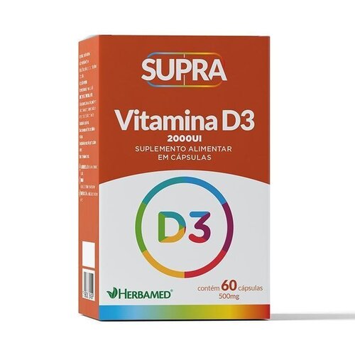 SUPRA VITAMINA D3 2000UI C/60CAPS