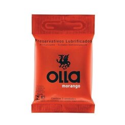 PRESERVATIVO OLLA LUB MORANGO C/3UN