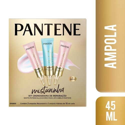 KIT PANTENE AMPOLA 3X15ML MISTURINHA REC