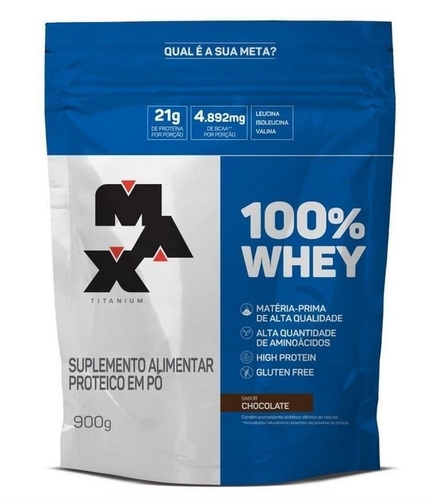 100% WHEY REFIL CHOCOLATE 900G