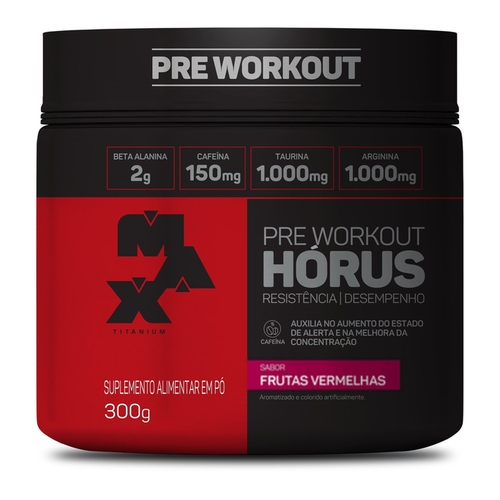 MAX HORUS FRUTAS VERMELHAS 300G
