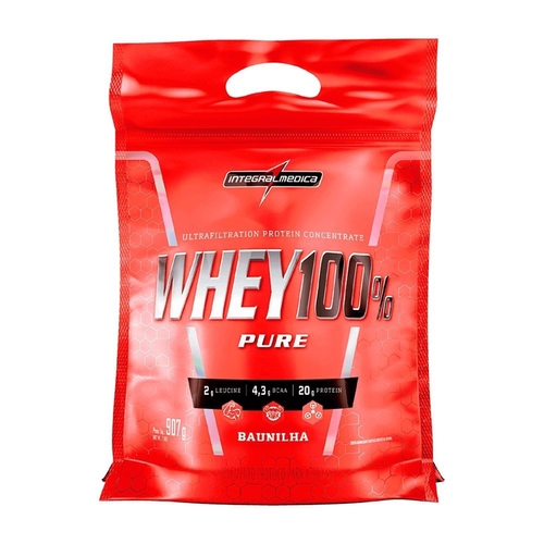 WHEY 100% PURE BAUNILHA REFIL 907G
