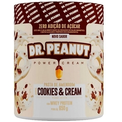 PASTA DE AMENDOIM COOKIES E CREAM 650G