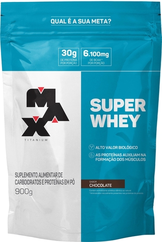 MAX. SUPER WHEY REFIL CHOCOLATE 900G