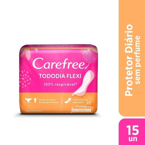 PROT. DIARIO CAREFREE TODODIA FLEXI S/PERFUME C/15UN