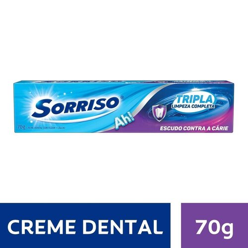 CR DENTAL SORRISO TRIPLA LIMPEZA COMPLETA 70G