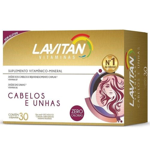 LAVITAN HAIR (CABELOS E UNHAS) C/30CAPS