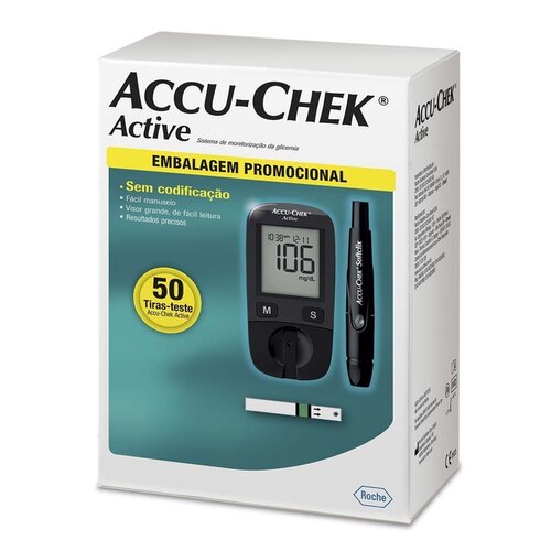 ACCU-CHEK ACTIVE KIT (APARELHO+50 TIRAS)