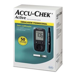 ACCU-CHEK ACTIVE KIT (APARELHO+50 TIRAS)