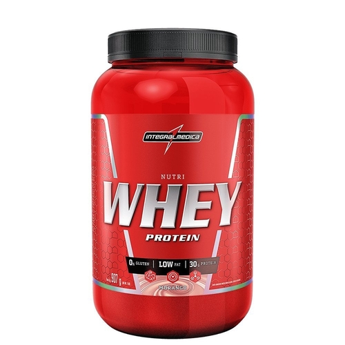 NUTRIWHEY PROTEIN POTE MORANGO 907G