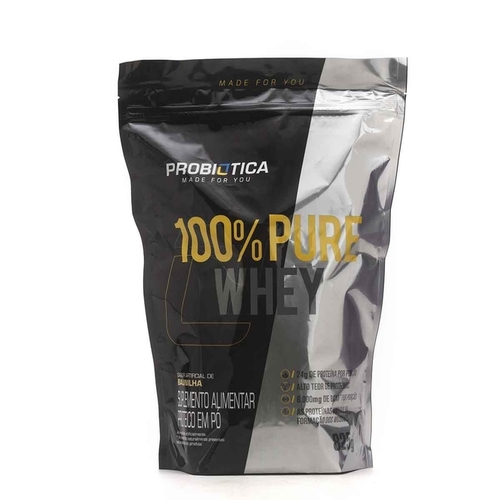100% PURE WHEY POUCH 825G BAUNILHA