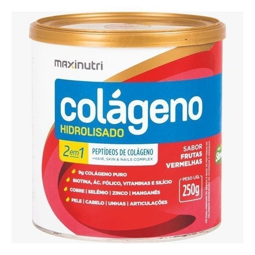 COLAGENO HIDROL. 2EM1 FRUTAS VERMELHAS 250G