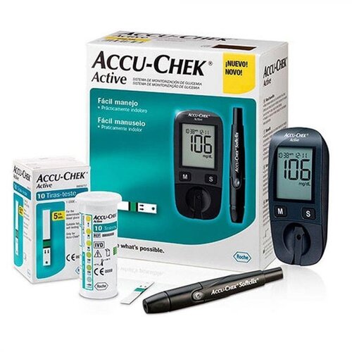 ACCU-CHEK ACTIVE KIT (APARELHO+10 TIRAS)