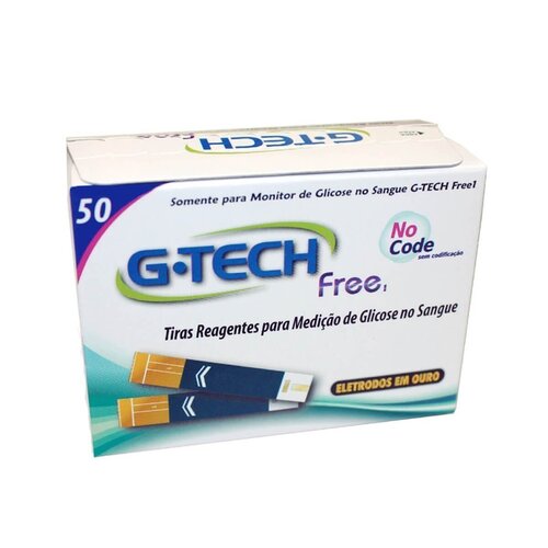 TIRAS REAGENTES G-TECH FREE C/50UN