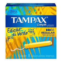 ABS INTERNO TAMPAX COMPAK REG 8UND