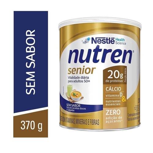 LEITE NUTREN SENIOR SEM SABOR 370G