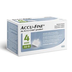 ACCU-FINE PEN AGULHA 32GX4MM C/100UN