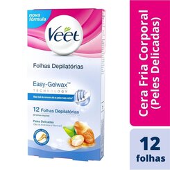 VEET CERA FRIA PELE DELICADA C/12UN