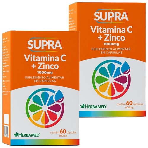 SUPRA VITAMINA C + ZINCO C/60CPS