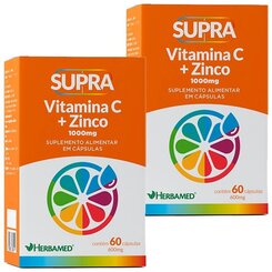 SUPRA VITAMINA C + ZINCO C/60CPS