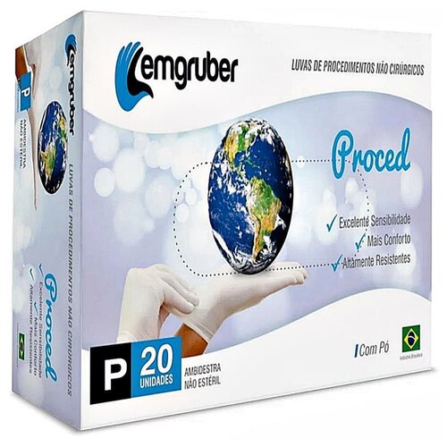 LUVAS PROCED LEMGRUBER P C/PO C/20 UND