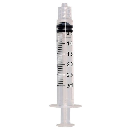 SERINGA DESC. 03ML S/AG LUER LOCK (N)