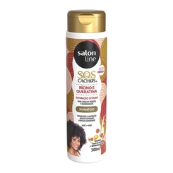 SALON LINE SHAMPOO SOS RICINO E QUERATINA 300ML