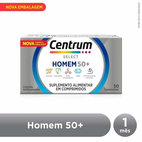 CENTRUM SELECT HOMEM C/30CPR