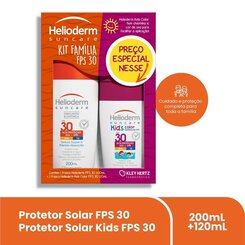 HELIODERM KIT FAMILIA FPS30 200G+FPS30