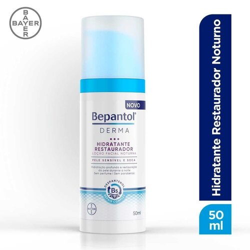 BEPANTOL DERMA LOCAO FACIAL REST. NOTURNO 50ML